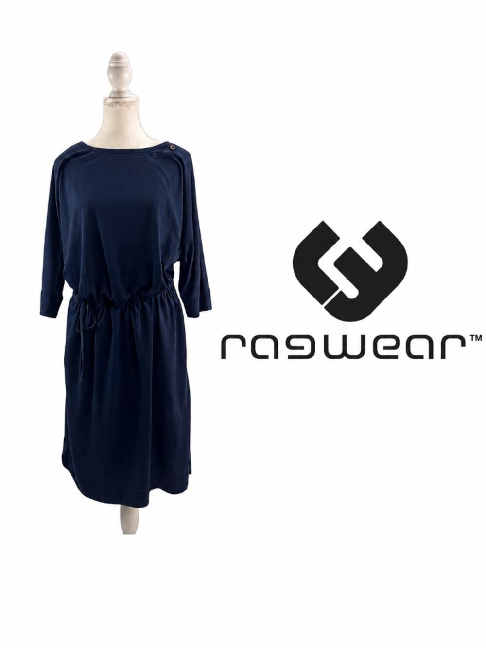 Ragwear Navy Boatneck Casual Dress Xl but fits like a L